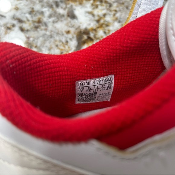 Adidas Forum 84 Low Women's Sneaker Shoes Size 7 GX4518 Red and White - Picture 8 of 11